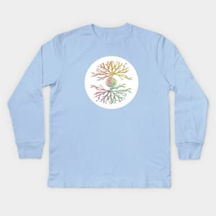 Tree of Life in Balance Kids Long Sleeve T-Shirt